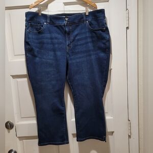 Lane Bryant Flex Magic Waistband Tighter Tummy HighRise Skinny Jeans Size-22 EUC